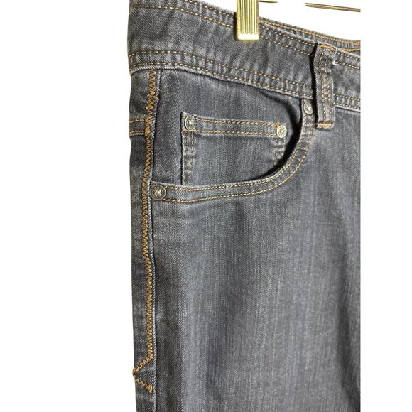 PrAna Mens Jeans‎ Size 33 X 30 Slim Black Organic Cotton Straight Leg Stretch - Picture 6 of 10